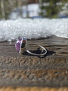 Faceted Amethyst Ring #1 - Alpine Lily Jewelry & Designs