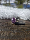 Faceted Amethyst Ring #1 - Alpine Lily Jewelry & Designs