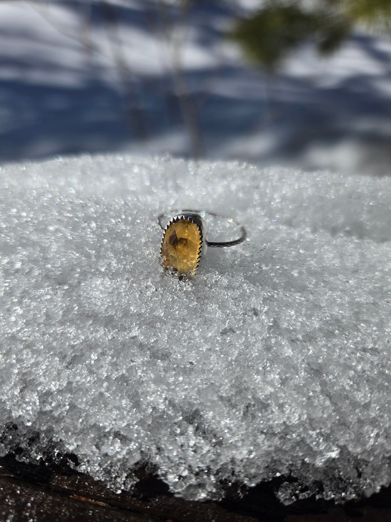 Rose Cut Citrine - Alpine Lily Jewelry & Designs