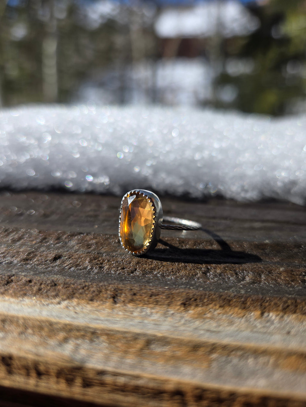 Rose Cut Citrine - Alpine Lily Jewelry & Designs