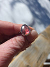 Rose Cut Watermelon Tourmaline Ring - Alpine Lily Jewelry & Designs